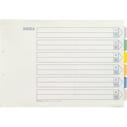 King Jim color index A3E 1000E-6Y