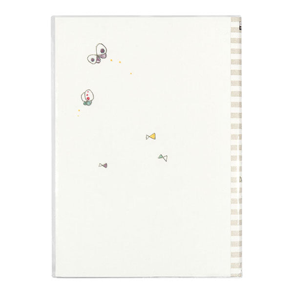 ミドリ HF ダイアリーB5 育児 チョウチョ柄 デザインフィル 4902805262095