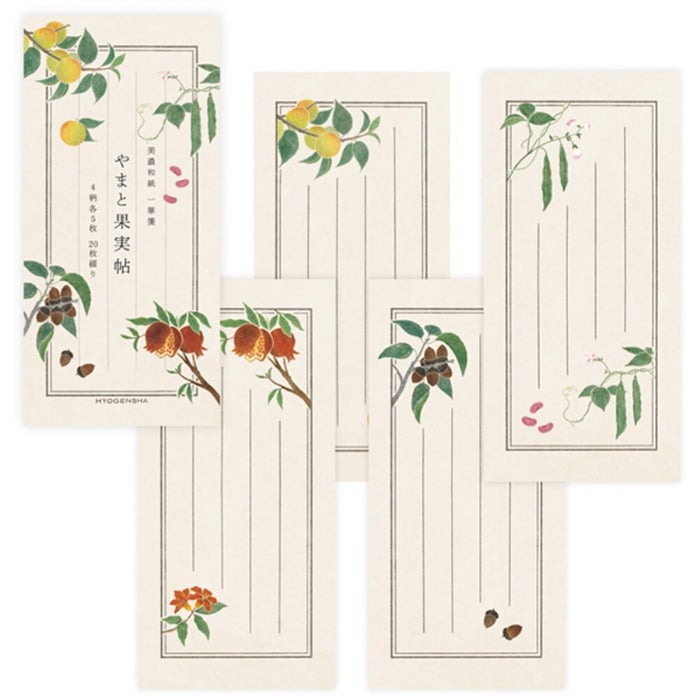 孔雀大和水果书垂直直纹20-504 4961187205045（5套）