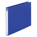 LIHITLAB ring file F-876U-8 A3E 36mm blue