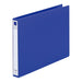 LIHITLAB ring file F-875U-8 B4E 36mm blue
