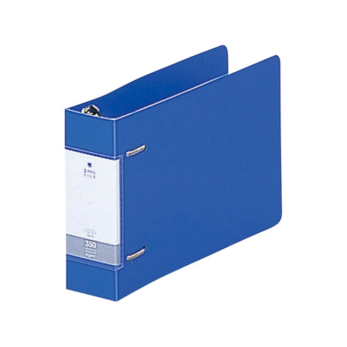 LIHITLAB D-ring file G2233-8 B6E46mm blue