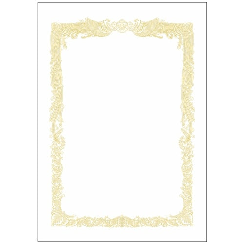 ササガワ 賞状用紙 10-1161 A4 横書 100枚 4974268252623