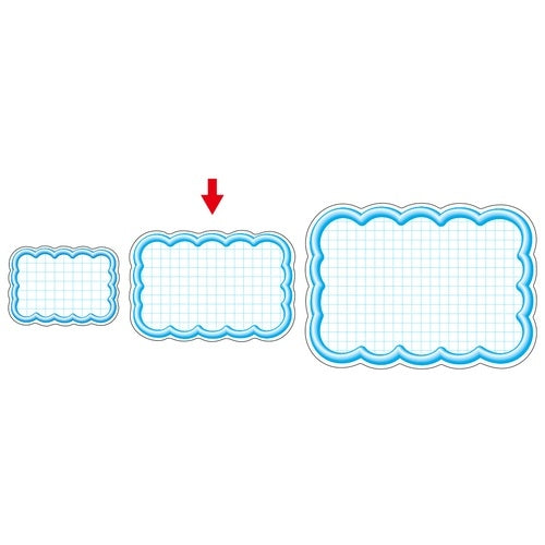 Blue out of the hawk 印抜型 card 16-4117 cloud form