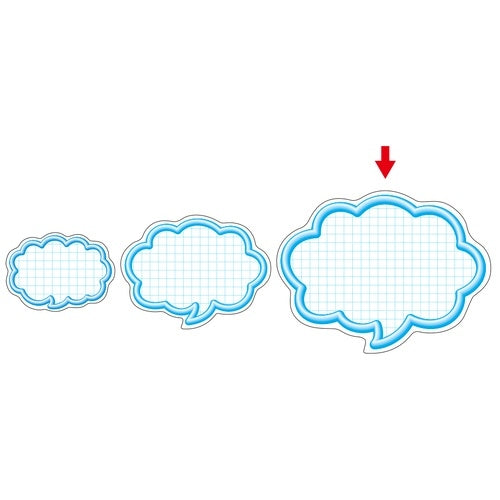 Hawk 印抜型 card 16-4193 balloon size blue