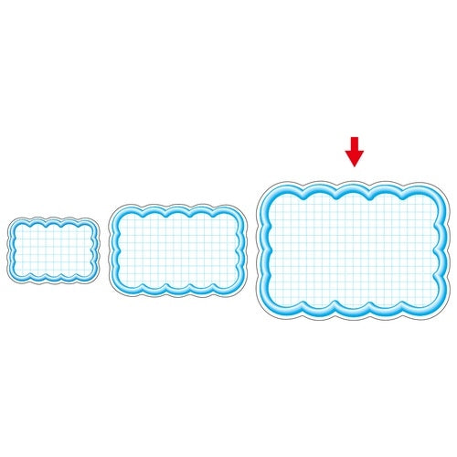 Hawk 印抜型 card 16-4197 cloud form size blue