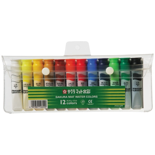 Sakura Color Products Corp. mat picture in watercolors polyMW12PF 12 colors