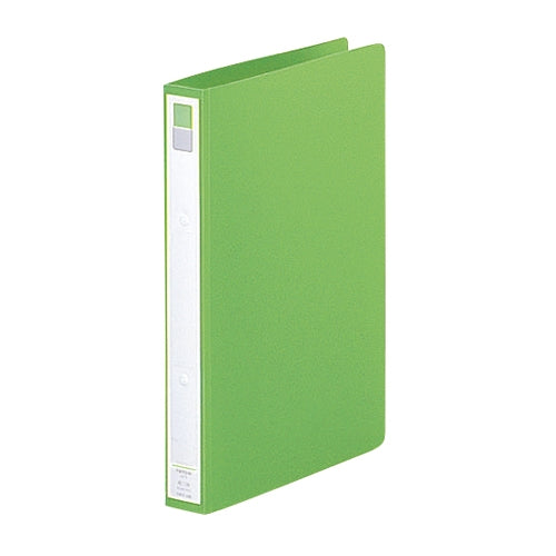 LIHITLAB ring file F-877U-6 A4S 36mm yellowish green