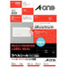 ملصقات ملصقات A-One مقاس A4 12 وجهًا 100 ورقة 28844