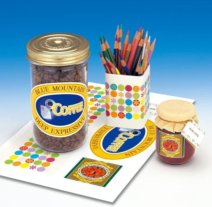 エーワン ラベルシール 光沢フィルム ホワイト 1面 10枚 28795（10セット）