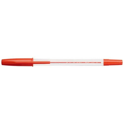 Ten MITSUBISHI PENCIL ball-point pen SA-R10P.15 red