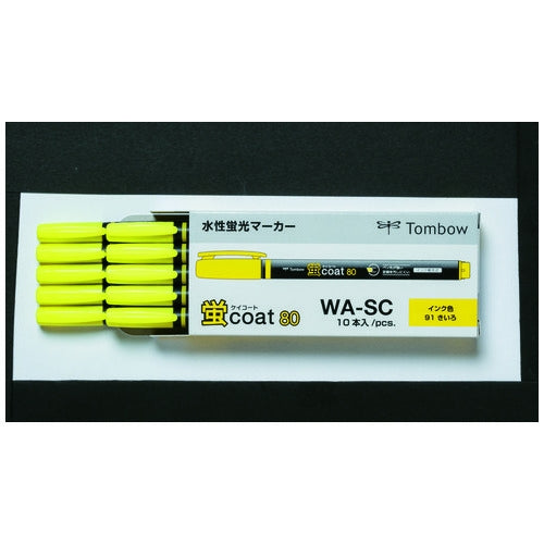 トンボ鉛筆 蛍コート８０ WA-SC91 黄 10本 2147345060233