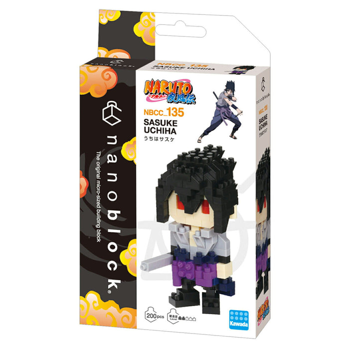 Kawada NBCC_135 Nanoblocco NARUTO Shippuden Uchiha Sasuke 4972825224229