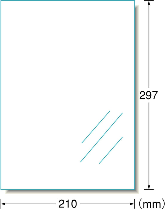 エーワン ピッタリ貼れるのびるラベル 透明 ノーカット 3枚 29295（10セット）