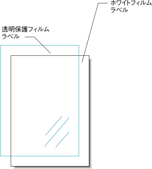 エーワン 手作りステッカー 強粘着 3セット 29421（10セット）