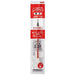 Recarga de caneta esferográfica Mitsubishi Pencil 0,28 mm UMR-1-28 vermelha 10 peças