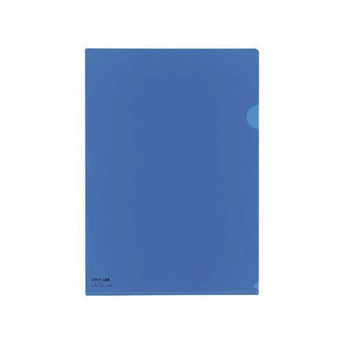 LIHITLAB. クリヤーホルダー F-78-8 A4 青 5枚 2147345063258