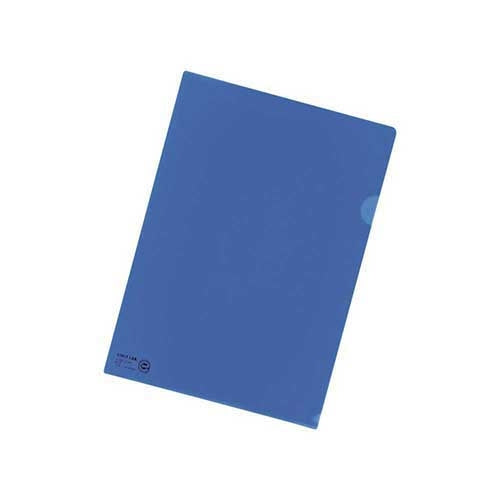 LIHITLAB. クリヤーホルダー F-78EC-8 A4 青 5枚 2147345063487