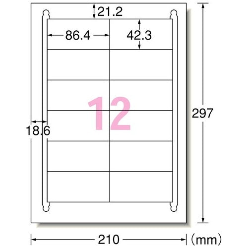 A-One Multi Printer Label 31255 A4/12 Seiten 10 Blatt 4906186312554