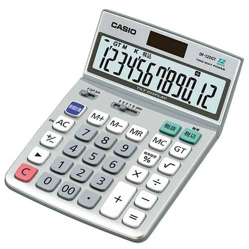 カシオ計算機 電卓 DF-120GT-N