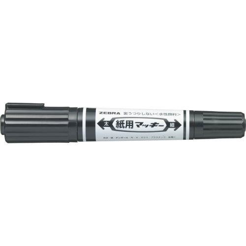ゼブラ 紙用マッキー 太字＋細字 WYT5-BK 黒