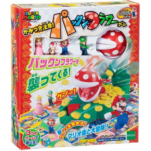 Epoch Super Mario Pas på med at bide! Pack'n Flower Game 4905040073006
