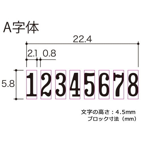 Plus number ring E-IJ-087EA