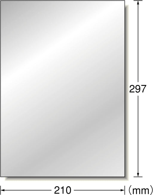 エーワン A-one 31035 [レーザープリンタラベル 屋外でも使えるタイプ シルバ ーツヤ消しフィルム A4 ノーカット 10シート] 4906186310352（10セット）