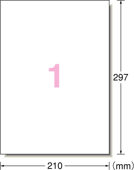 エーワン 屋外でも使えるサインラベルシール(レーザープリンタ) A4 1面 31047(30シート) スリーエムジャパン 4906186310475