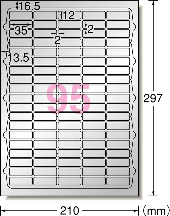 エーワン_サインラベルシール９５面 31060 /4906186310604