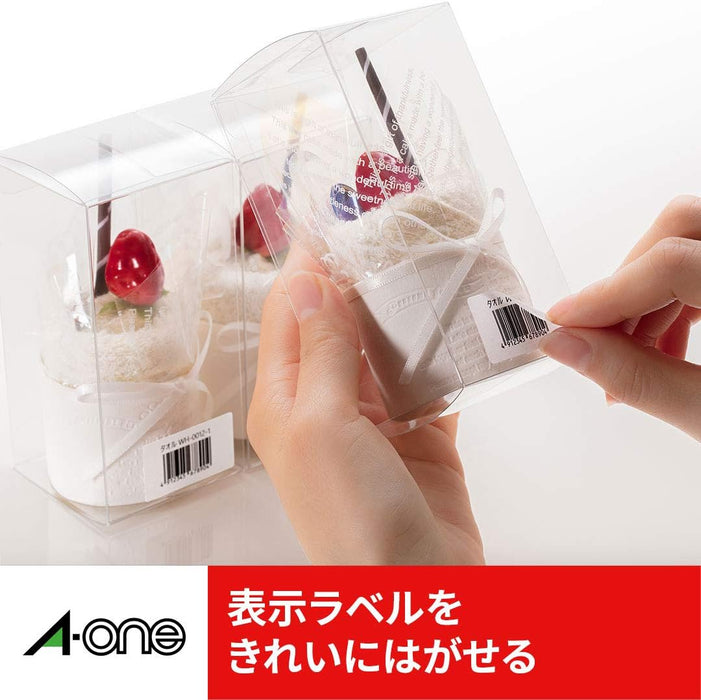 エーワン ラベルシール プリンタ兼用 キレイにはがせる 65面 100枚 31259（10セット）