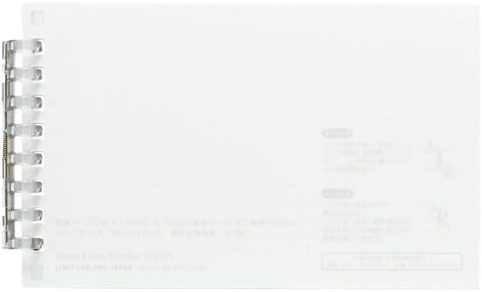 リヒトラブ オープンリングノート メモLサイズ 5mm方眼罫 クリヤー N-2721-1　4903419360436（10セット）