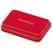 Shachihata ink pad HGN-1-R small form red