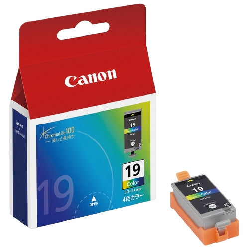Canon ink cartridge BCI-19CLR four colors