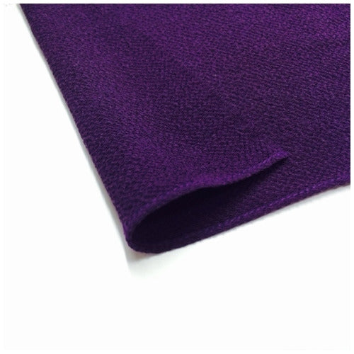ながとや 正絹ちりめん風呂敷 ユ-022 紫無地 4961411030221