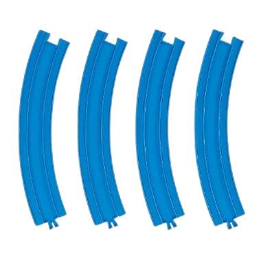 Takara Tomy Plarail R09 double track outside curve rail 4904810112617