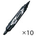 Ten Tombow Pencil monotwin OD-TME33 black