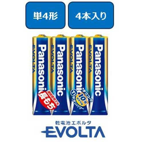 Panasonic エボルタ乾電池 単4 4本 LR03EJ/4SE 4984824811454