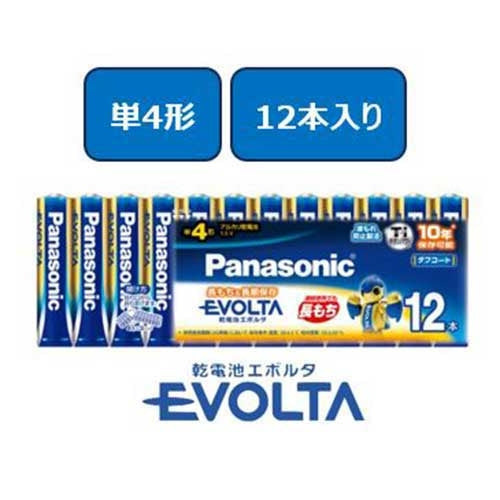 Panasonic エボルタ乾電池 単4 12本 LR03EJ12SW 4984824811478
