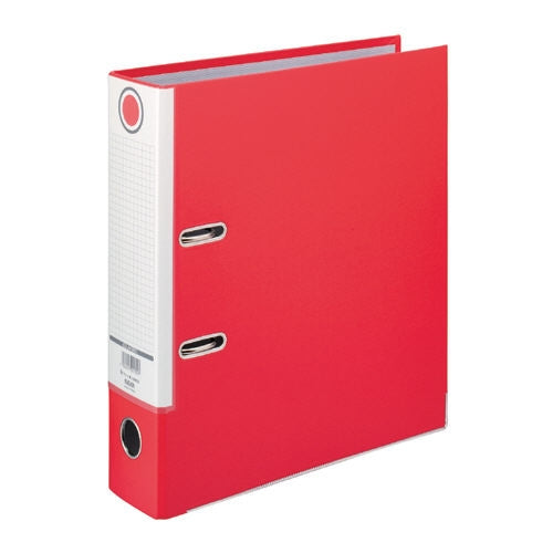 Sugata lever type arch file SGLAF8 A4S 80mm red