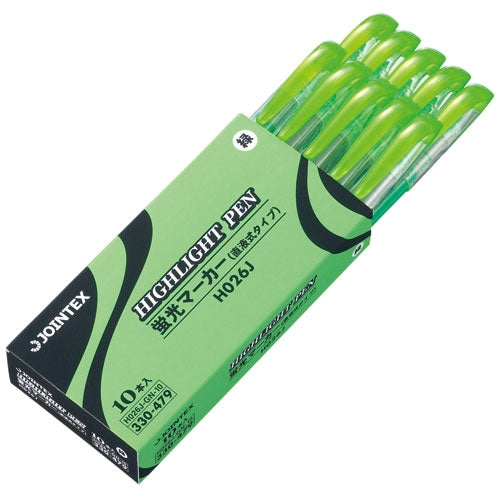 Join tex highlighter direct liquid type green ten H026J-GN-10