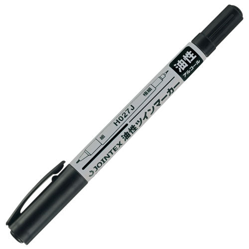 Join tex oiliness twin marker thin black one H027J-BK