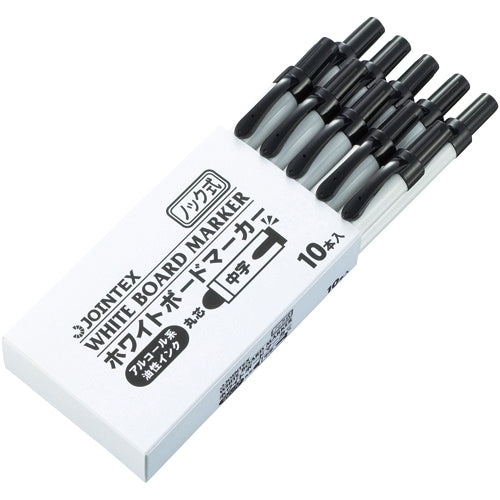 Join tex knock-type board marker black ten H028J-BK-10