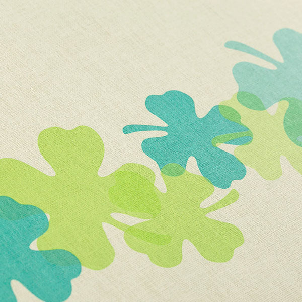 Midori/33114006_Color farbiges Papierband mit Kleeblattmuster/4902805331142