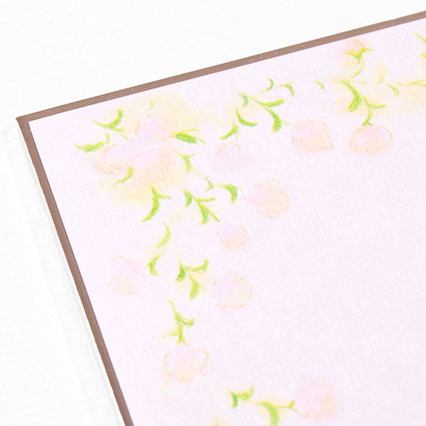 Midori/33122006_Color farbiges Papier kleines Blumenmuster rosa/4902805331227