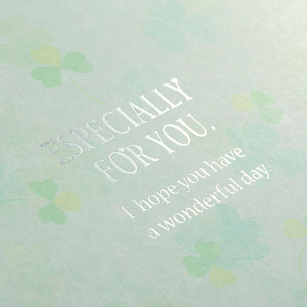 Midori/33140006_Color farbiges Papier mit Kleeblattmuster/4902805331401