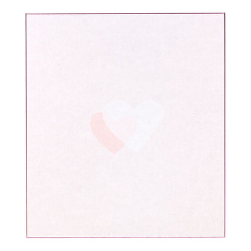 カラー色紙 ハート柄 シール付(1枚入) デザインフィル 4902805331548