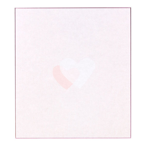 カラー色紙 ハート柄 シール付(1枚入) デザインフィル 4902805331548