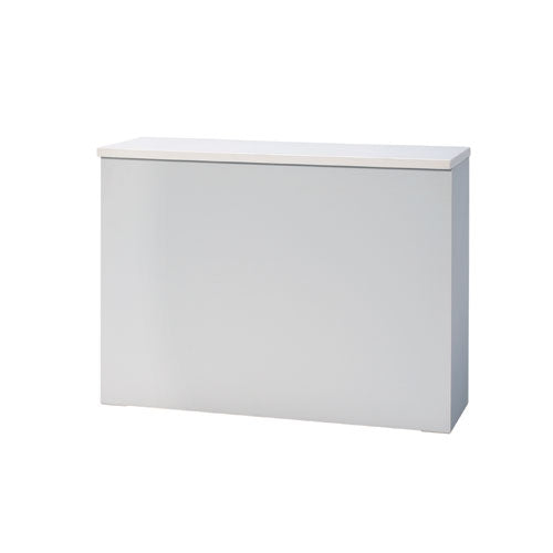 PLUS（プラス）オフィス家具 ハイカウンター CS-129HS 中棚なし WH　