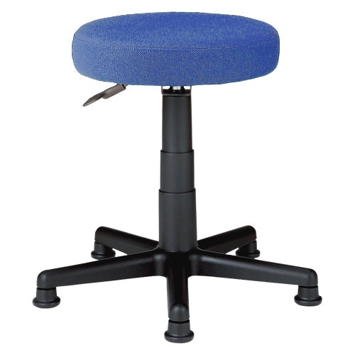 PLUS（プラス）オフィス家具 ☆丸イス C911J ブルー 布張り　